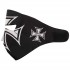 Маска лицевая ветрозащитная креативная термонаушники Sport Trade MS-4344-2 Iron Cross черный