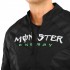 Мотокуртка MONSTER MS-5528-G черная с аэродинамическим горбом M-2XL