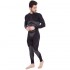 Мужской комплект термобелья Zelart CO-2194-2196, черный L-XL