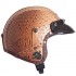 Мотошлем открытый VINTAGE MS-555K-LBR ретро-каска M-XL