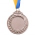 Медаль спортивная с лентой FAME d-6,5см C-3968  (металл, d-6,5см, 35g золото, серебро, бронза)