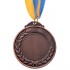 Медаль спортивная с лентой FAME d-6,5см C-3968  (металл, d-6,5см, 35g золото, серебро, бронза)