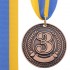 Медаль спортивная с лентой CELEBRITY d-6,5см C-6400 