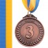 Медаль спортивная с лентой START d-5см C-4333 1-золото, 2-серебро, 3-бронза (металл, 27g)