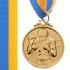 Медаль спортивная с лентой Бокс d-5см C-4337 1-золото, 2-серебро, 3-бронза (металл, 28g)