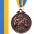 Медаль спортивная с лентой Бокс d-5см C-4337 1-золото, 2-серебро, 3-бронза (металл, 28g)