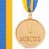 Медаль спортивная с лентой WORTH d-6,5см C-4520(6,5) 1-золото, 2-серебро, 3-бронза (металл, d-6,5см, 38g)