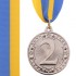 Медаль спортивная с лентой WOULD d-4,5см C-6403 1-золото, 2-серебро, 3-бронза (металл, d-4,5см, 20g)