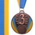 Медаль спортивная с лентой Украина d-6,5 см с украинской символикой C-4339