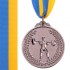 Медаль спортивная с лентой Штанга d-5см C-7023-1 (металл, d-5см, 25g, 1-золото, 2-серебро, 3-бронза)