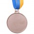 Медаль спортивная с лентой GREEK d-6,5см C-6860 (металл, d-6,5см, 38g, 1-золото, 2-серебро, 3-бронза)
