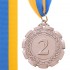 Медаль спортивная с лентой PREMIER d-6,5см C-6861 (металл, d-6,5см, 38g, 1-золото, 2-серебро, 3-бронза)