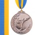 Медаль спортивная с лентой Каратэ d-5см C-7016 (металл, d-5см, 25g, 1-золото, 2-серебро, 3-бронза)