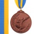 Медаль спортивная с лентой Каратэ d-5см C-7016 (металл, d-5см, 25g, 1-золото, 2-серебро, 3-бронза)
