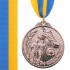 Медаль спортивная с лентой Бег d-5см C-7014 (металл, d-5см, 25g, 1-золото, 2-серебро, 3-бронза)