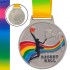 Медаль спортивная Баскетбол C-0340 BASKETBALL. Диаметр 6,5 см. Металл, Вес 38 грамм