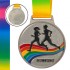 Спортивная медаль Бег C-0337 RUNNING. Металл, диаметр 65 мм, вес 38 грамм.