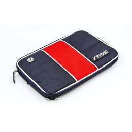 Чехол на ракетку для настольного тенниса STIGA SGA-884901 STRIPE (PL, черно-красный, р-р 30х21см)