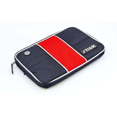 Чехол на ракетку для настольного тенниса STIGA SGA-884901 STRIPE (PL, черно-красный, р-р 30х21см)