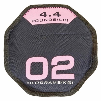 Диск мягкий - гантеля Record SandBells FI-5718-2 2кг черный-розовый
