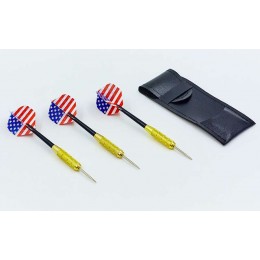 Дротики для игры в дартс каплевидные 3шт BL-3118 Baili (латунь, вес 18гр, PVC чехол)