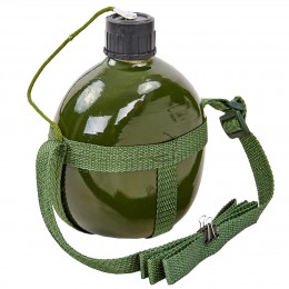 Фляга с ремнем TY-4836-1 1л оливковый
