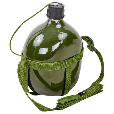 Фляга с ремнем TY-4836-1,5 1,5л оливковый