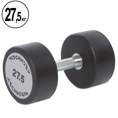 Гантель цельная профессиональная TECHNOGYM TG-1834-27,5 1шт 27,5кг
