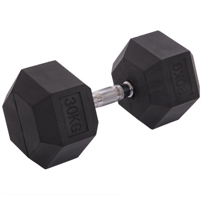 Гантель цельная шестигранная Zelart TA-2679-30 1шт 30кг