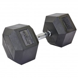 Гантель цельная шестигранная ZELART TA-5159-27,5 1шт 27,5кг