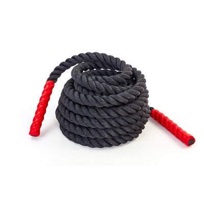 Канат для кроссфита COMBAT BATTLE ROPE FI-5311-9 (полипропилен, ручки: винил, l-9м, d-3, 8см)