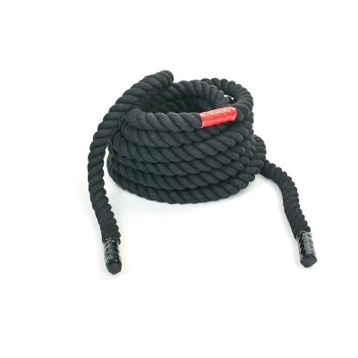 Канат для кроссфита COMBAT BATTLE ROPE UR R-6225-9 (хлопок, l-9м, d-2, 6см, черный)