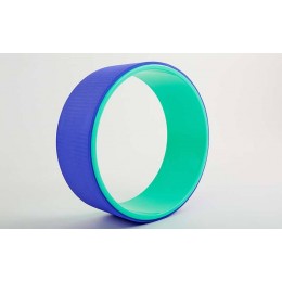 Колесо-кольцо для йоги FI-5110 Fit Wheel Yoga (PVC, TPE, р-р 32х13см, зеленый-фиолетовый)