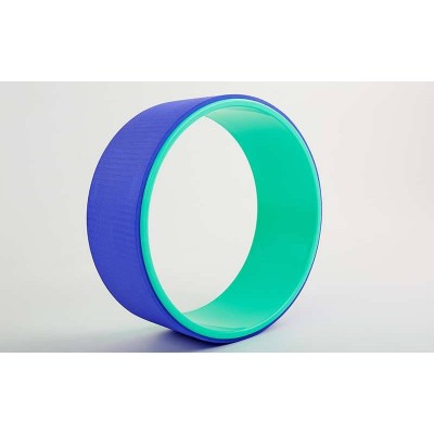 Колесо-кольцо для йоги FI-5110 Fit Wheel Yoga (PVC, TPE, р-р 32х13см, зеленый-фиолетовый)