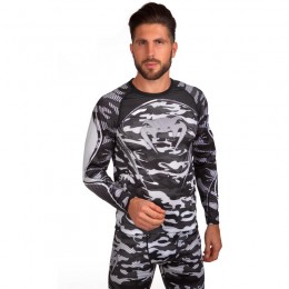 Комплект компрессионный мужской (Лонгслив и штаны) VNM CAMO HERO CO-8124-CO-8220-BK (PL, эластан, M-2XL-165-185cм, камуфляж белый)