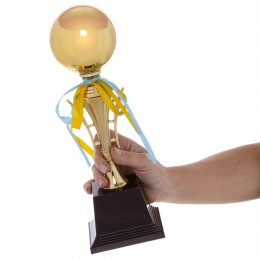 Кубок спортивный BALL C-303 высота 33см золотой