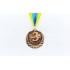 Медаль спортивная BEST d-5см C-4843 место 1-золото, 2-серебро, 3-бронза (металл, d-5см, 25g, на ленте)