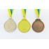 Медаль спортивная FLASH d-6,5см C-4328 место 1-золото, 2-серебро, 3-бронза (металл, 38g, на ленте)