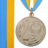Медаль спортивная с ленто WREATH C-1489-5 ø5см золото, серебро, бронза 
