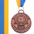 Медаль спортивная с лентой AIM d-5см C-4842 1-золото, 2-серебро, 3-бронза (металл, 25g)