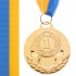 Медаль спортивная с лентой AIM d-5см C-4842 1-золото, 2-серебро, 3-бронза (металл, 25g)