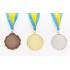 Медаль спортивная с лентой PREMIER d-6,5см C-6861 (металл, d-6,5см, 38g, 1-золото, 2-серебро, 3-бронза)