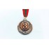 Медаль спортивная с лентой ZING d-6,5см C-4329 (C-4329(1)) 1-золото, 2-серебро, 3-бронза (металл, 38g)