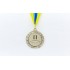 Медаль спортивная с лентой STAR d-4,5см C-2940 1-золото, 2-серебро, 3-бронза (металл, 20g)