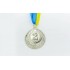 Медаль спортивная с лентой ZING d-6,5см C-4329 (C-4329(1)) 1-золото, 2-серебро, 3-бронза (металл, 38g)
