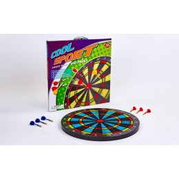 Мишень для игры в дартс безопасная Safety BL-91 Baili 18in (d-45см, в комплекте 6 дротиков)