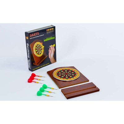 Мишень для игры в дартс настольная из прессованной бумаги BL-401 6in Baili (d-16cм, в компл. 6 дротик)
