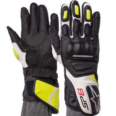 Мотоперчатки зимние Alpinestar SP8 M-XL цвета в ассортименте