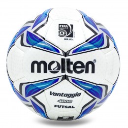 Мяч для футзала MOLTEN Vantaggio 4800 F9V4800 №4 белый-синий