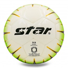 Мяч для футзала STAR JMU35000Y №4 PU клееный белый